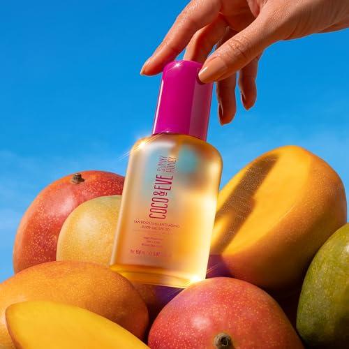 Coco & Eve Coco & Eve Tan Boosting Anti-Aging Body Oil SPF20 - Tanning Accelerator Spray, UVA UVB Sun Protection | Moisturizing Outdoor Bronzing Enhancer with Natural Ingredients, Antioxidants (5.07 Fl Oz)