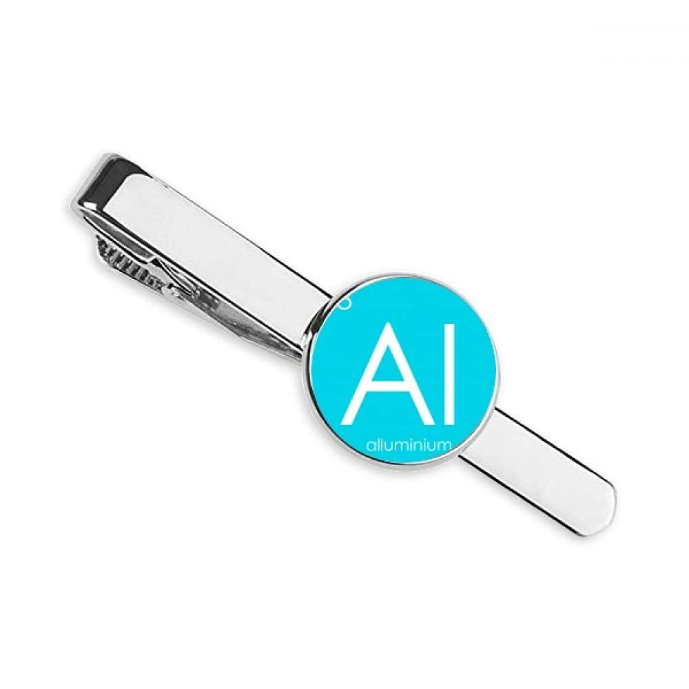 OFFbb-USA Chemistry Elements Period Table Poor Metals Aluminium Al Necktie Tie Clip Bar Gift Business Man