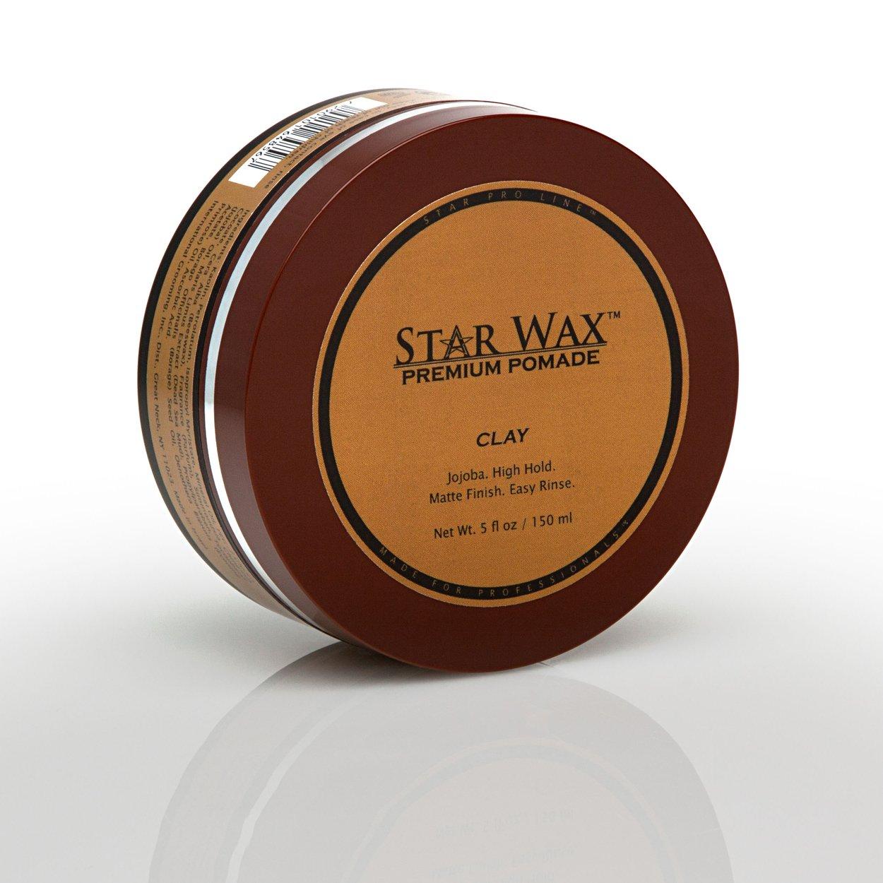 Star Pro Line Star Pro Line Star Wax Premium Pomade, Clay, 5 fl oz / 150 ml