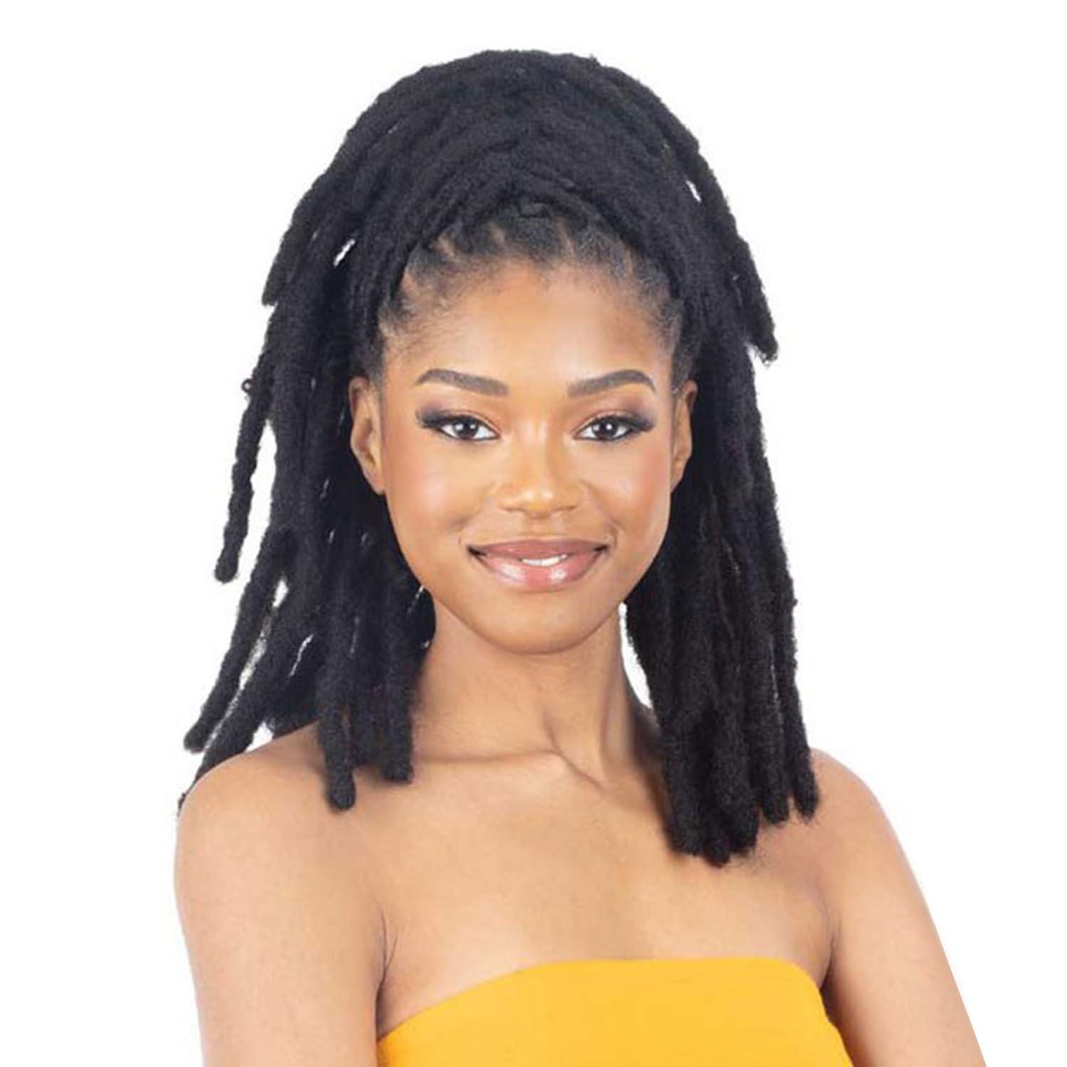 Shake-N-Go Shake-N-Go Natural Virgin Human Hair Braids Ibiza Human Hair Loc (8\"-12\") (10 Inch, NATURAL)