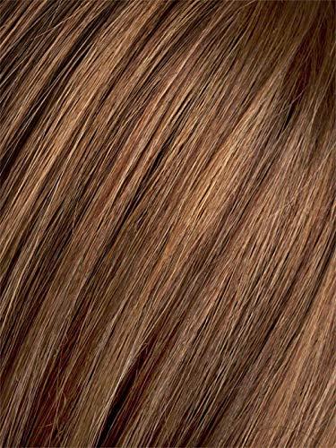Ellen Wille & Maxwigs Elite Petite Cap Wig Color Mocca Mix - Ellen Wille Wigs 9" Chin Length Chic Synthetic Hand-Tied Lace Front Monofilament Part Lightweight Bundle MaxWigs Hairloss Booklet