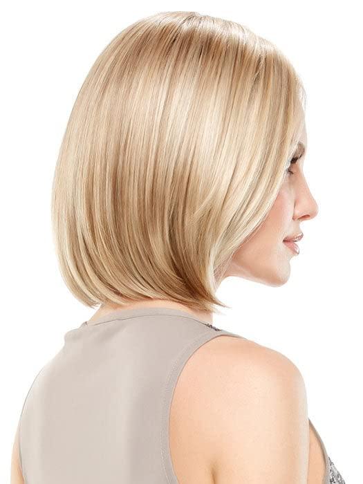 Jon Renau Maxwigs Kristen Wig Color 12FS8 Shaded Praline - Jon Renau Wigs 10.5\" Mid Length Bob Face Framing Synthetic Smart Lace Front Natural Hairline Open Cap Adjustable Womens Bundle MaxWigs Booklet, Comb