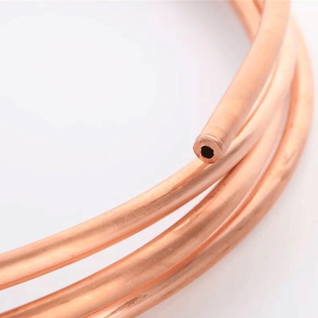 DACHOO DACHOO 1 Meter Air Conditioning Copper Pipe Tube Annealed Gas Water Plumbing, Air Conditioning Refrigeration T2 Refrigeration Tubing(3mmx1mm)