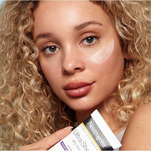 Neutrogena Neutrogena Ultra Sheer Dry-Touch Sunscreen Lotion, Broad Spectrum SPF 45 UVA/UVB Protection, Lightweight Water Resistant, Non-Comedogenic & Non-Greasy, Travel Size, 3 fl. oz (Pack of 3)