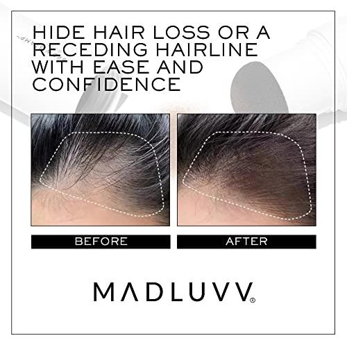 MADLUVV MADLUVV Brow Stamp Refill* - Color Stamp for Brows & Root Touch Up for Women & Men, Instantly Conceal Hair Loss, Grey Hair, Thinning Hair with Stain-Proof/Smudge-Proof Powder Formula (Auburn)