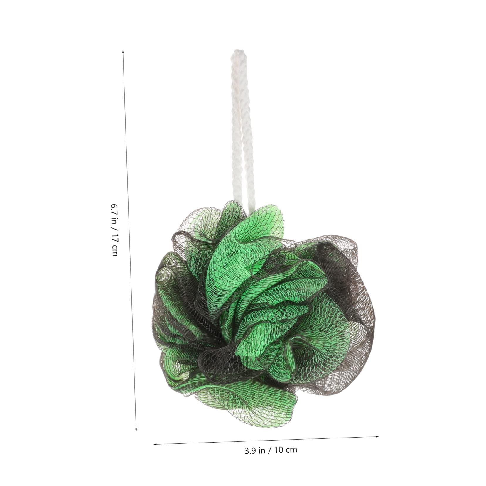 Healeved Healeved 4pcs Foaming Net Loofah Bath Sponges Shower Sponges Loofah Exfoliating Body Inflatable Bathtub Foaming Bathing Sponges Extra Bath Mat Bathroom Liquid Bath Bath Net Rugs or