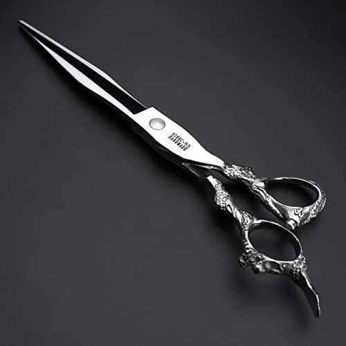SHARONDS 7\" 7.5\" 8\" Professional Hairdressing Scissors Barber Salon Hair Cutting Dragon Shears (Large)