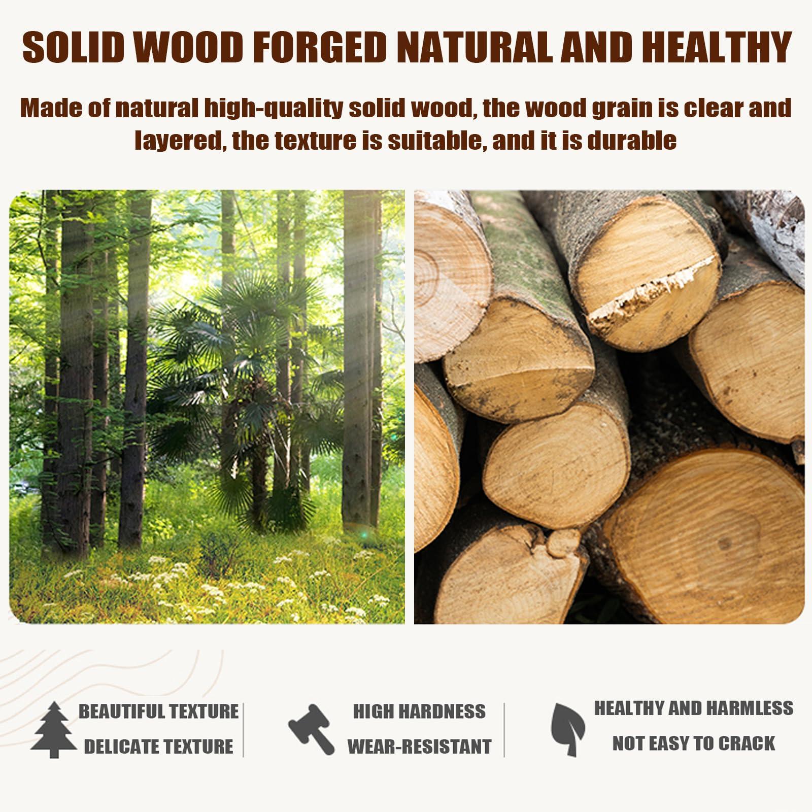 PAILON PAILON Wooden Foot Bath Bucket, Pedicure Bowl Foot Spa Massage Pedicure Barrels, Solid Wood Foot Tub for Soaking Feet, Seamless Splicing (1Pcs)