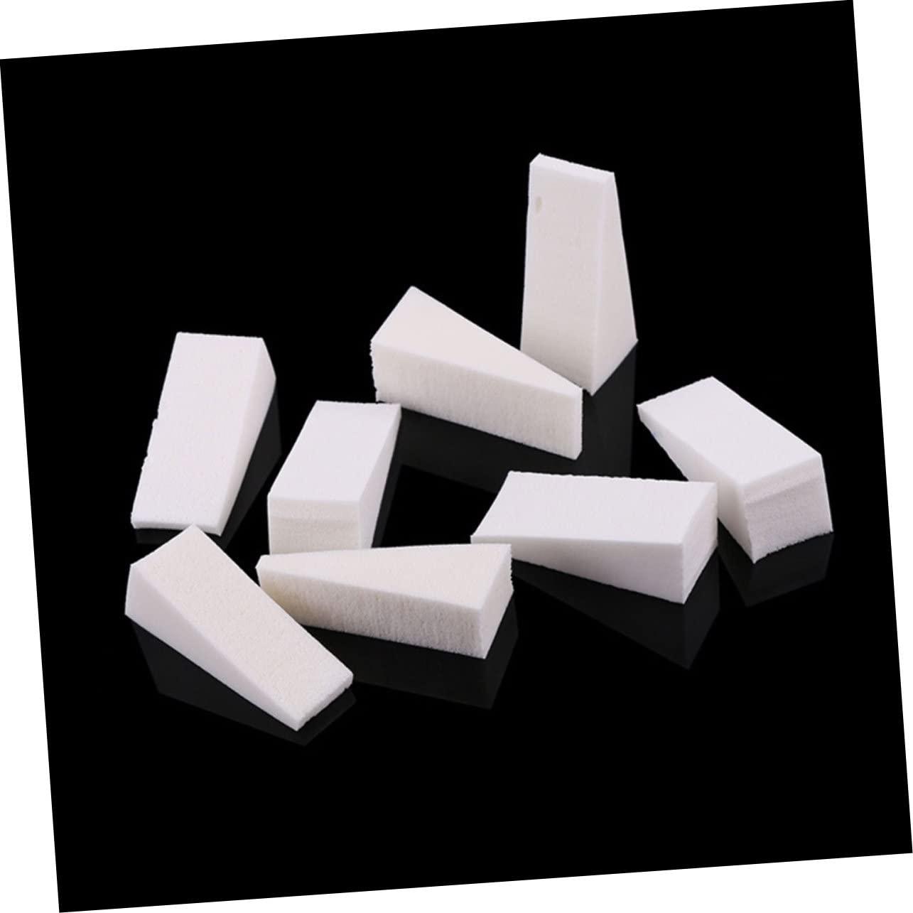 minkissy minkissy Makeup Sponges Wedges Large 48pcs Nail Art Sponge Set for Eye and Nose Touch-ups