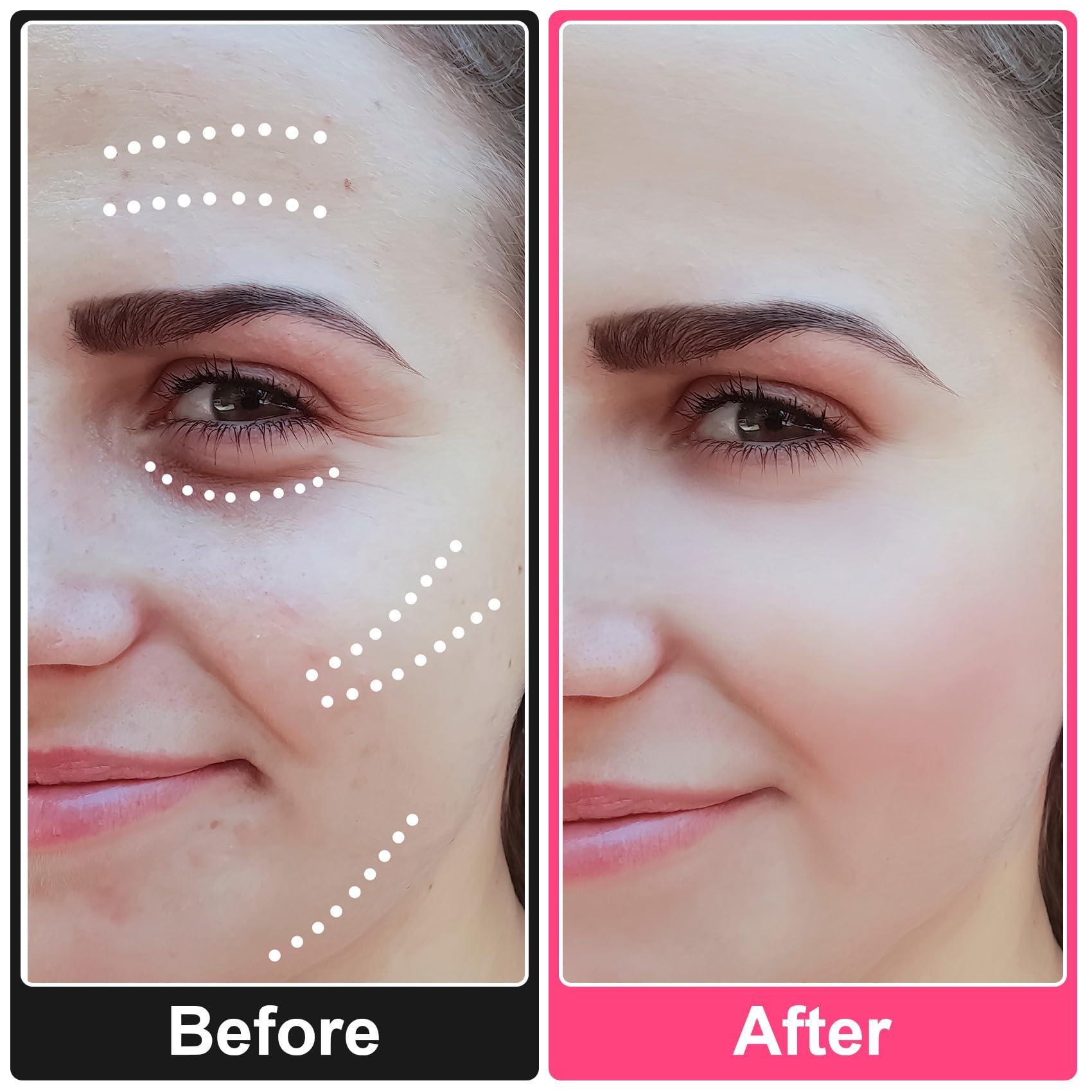 ANCIRS ANCIRS 40 pcs Face Tape Lifting Invisible, Instant Neck Lift Tape, Facelift Tape for Lifting Sagging Skin, Instantly Neck Tape Lifting for Double Chin and Eye Wrinkles