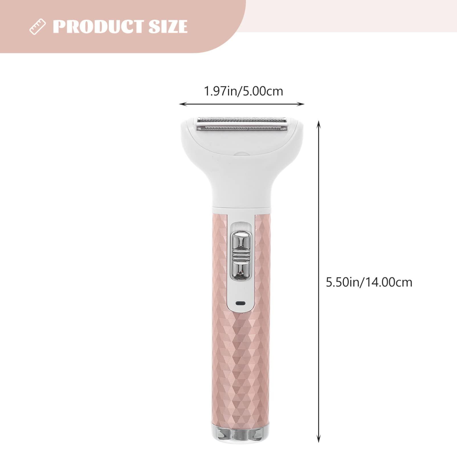 FOMIYES 1 Set Women's Shaver Wet Dry Body Electric Razors for Women Womens Electric shavers Hair Removal Machine Miss Cordless Aluminum Alloy ABS Stainless Steel Blades Eyebrow Trimmer