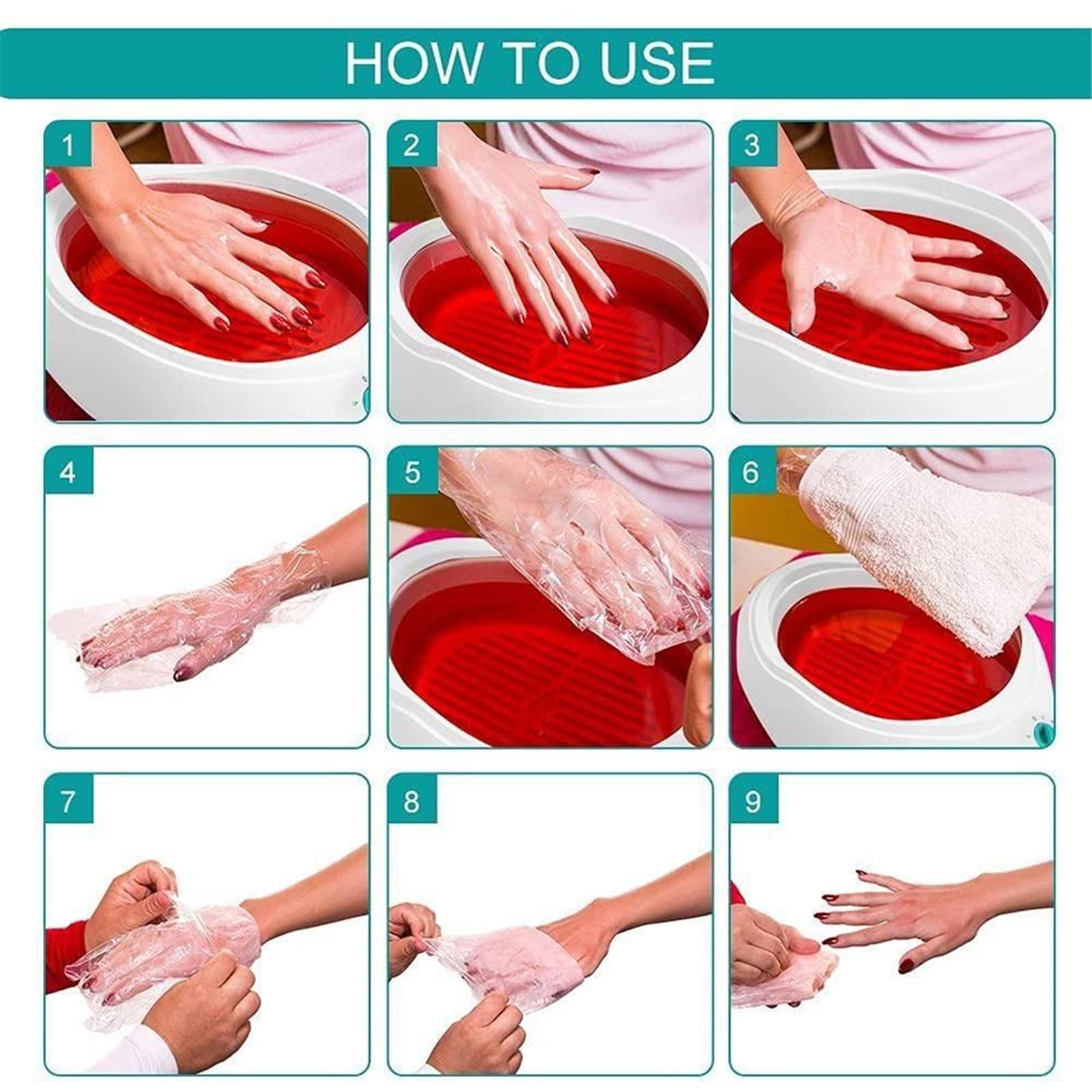 Jrcfnss Jrcfnss Paraffin Wax Machine for Hand Foot, 4L High Capacity Paraffin Wax Warmer Wax Heater, 0-60 C Adjustable Paraffin Bath for Moisturise and Renew The Skin, Home Beauty Salon, Black