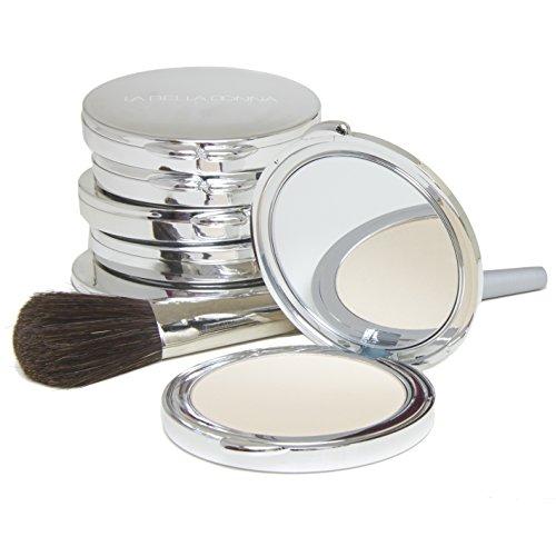 La Bella Donna La Bella Donna Compressed Mineral Foundation - Face Powder Makeup Natural Looking Glowing Skin Wrinkle Defying Mattifying Finish Contour Makeup Long Lasting Full Coverage Sun Kissed Tan (Umbria)