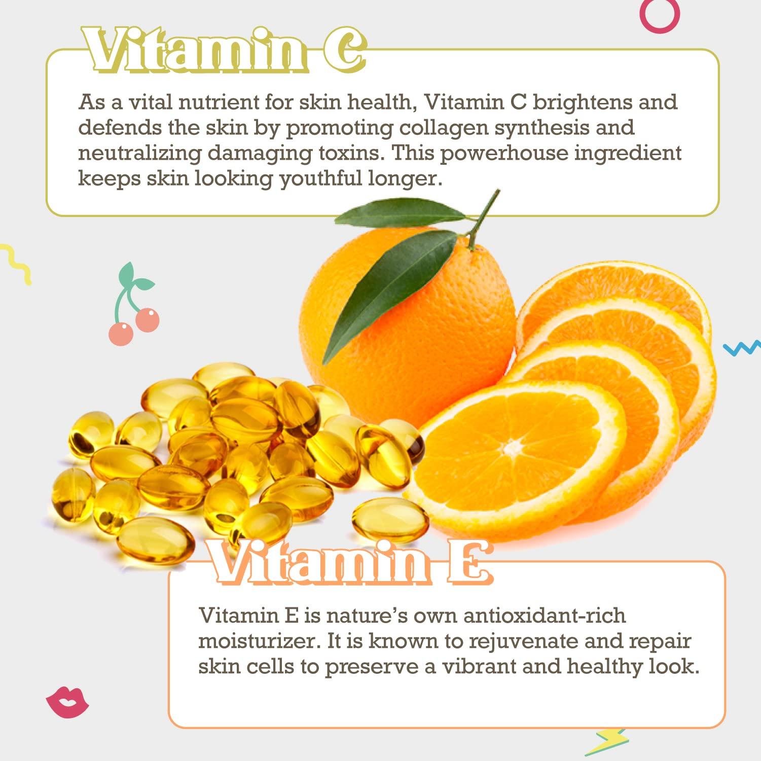 Purifect by Symphony Beauty Purifect Bright Vibes Only Vitamin C Facial Serum with Vitamin E Oil, Vitamin C Serum Brightens Young Skin, Prevents Sun Damage, Skin Brightening Serum for Youthful Complexion 30ml