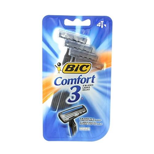 BIC Bic Comfort 3 Shavers Sensitive Skin - 4 ct, Pack of 6