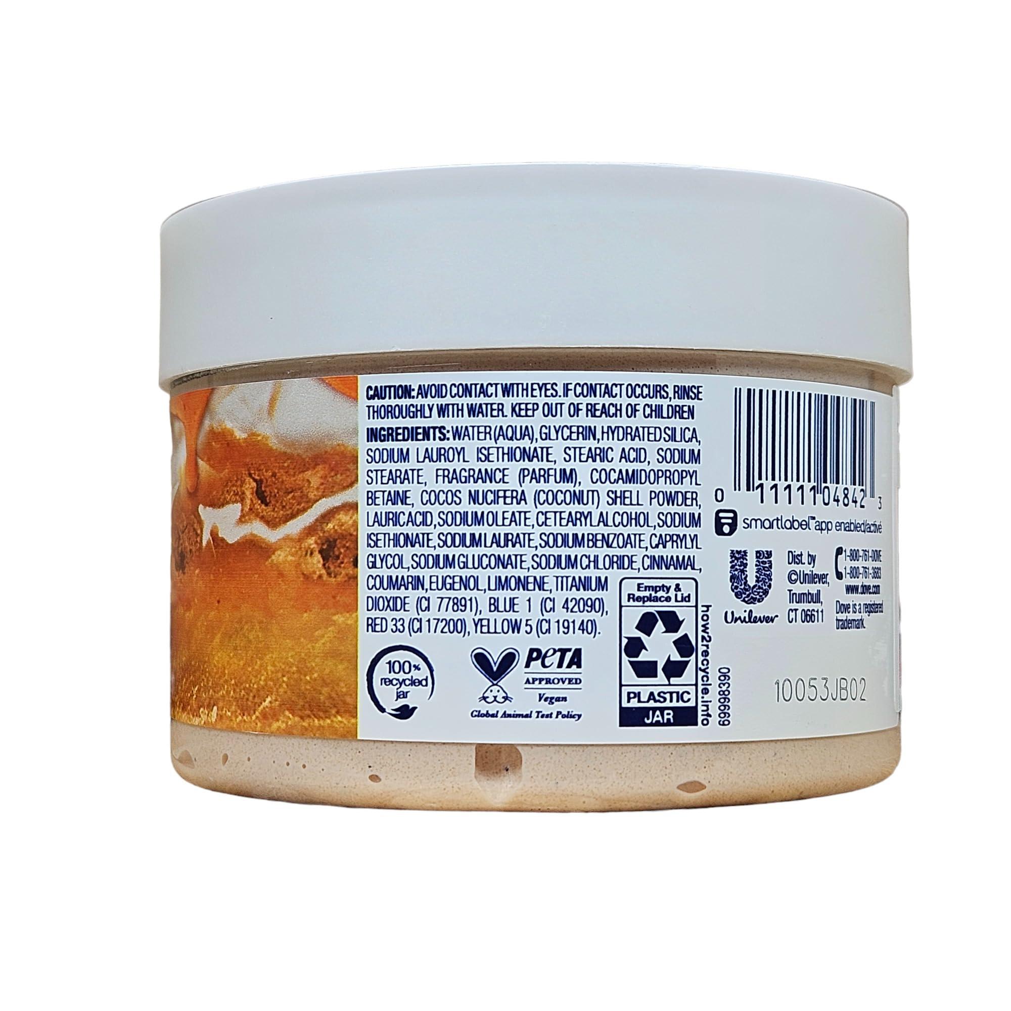 Dove Dove Cinnamon Pumpkin Pie Body Scrub for Deep Nourishment Holiday Treats Limited Edition, 10.5 oz