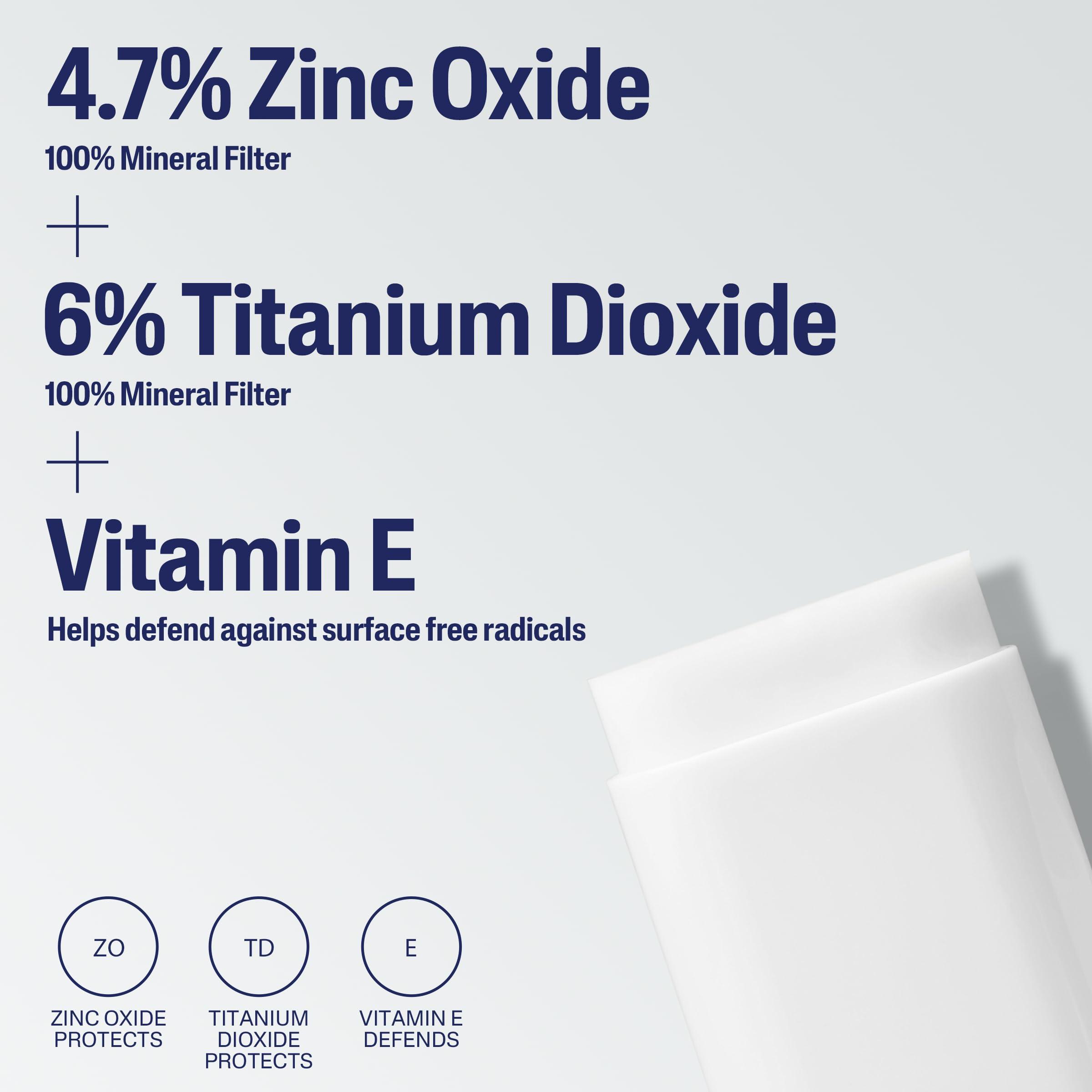 Cetaphil Cetaphil Sheer Mineral Sunscreen Stick for Face & Body, 0.5oz, 100% Mineral Sunscreen: Zinc Oxide & Titanium Dioxide, Broad Spectrum SPF 50, For Sensitive Skin