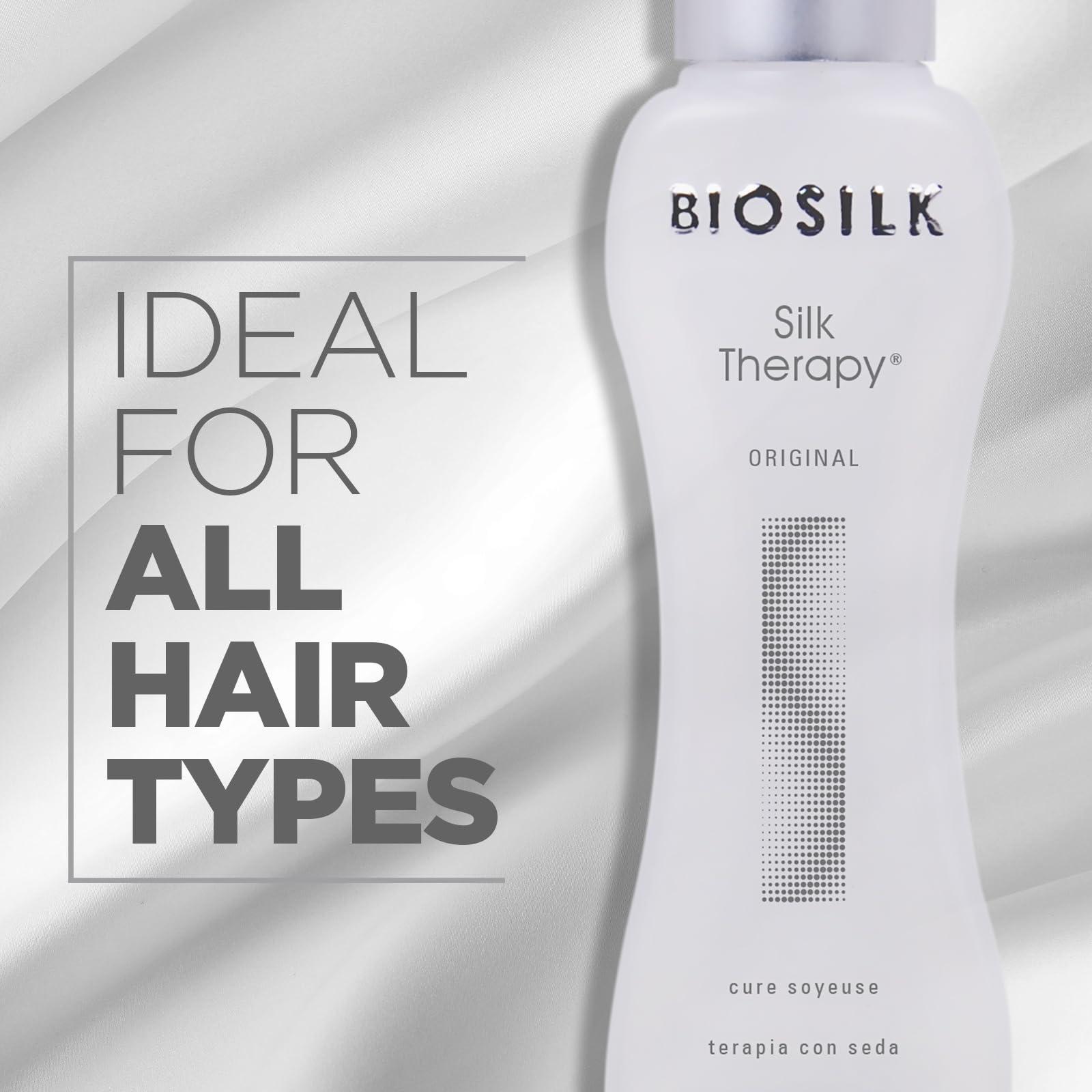 BioSilk BioSilk Silk Therapy Original, Reconstructing Treatment For Adding Shine & Helping Prevent Split Ends, Sulfate, Paraben, & Cruelty-Free, 2.26 Oz