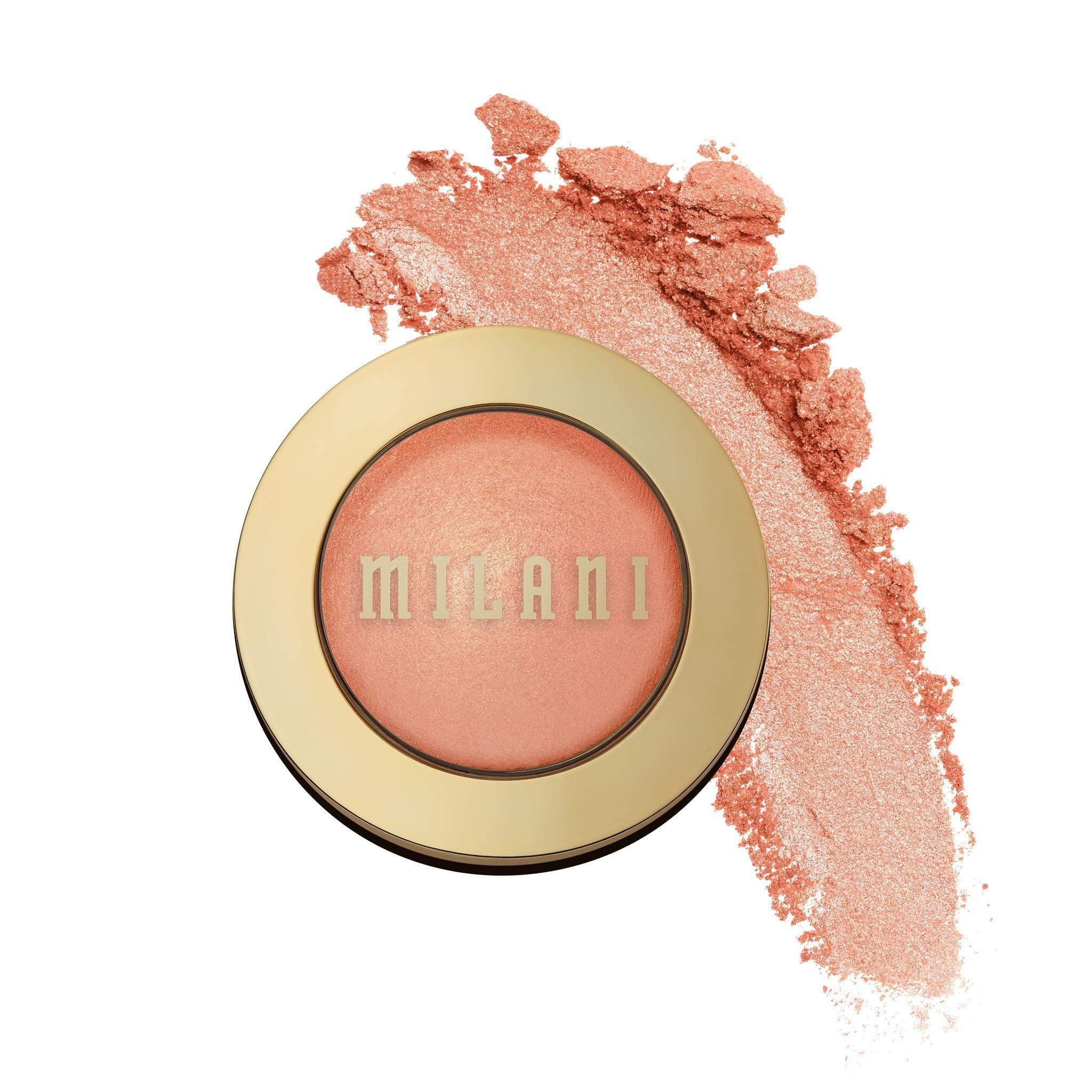 Milani Milani Baked Blush (Luminoso) and Conceal + Perfect 2-in-1 Foundation + Concealer (Alabaster)