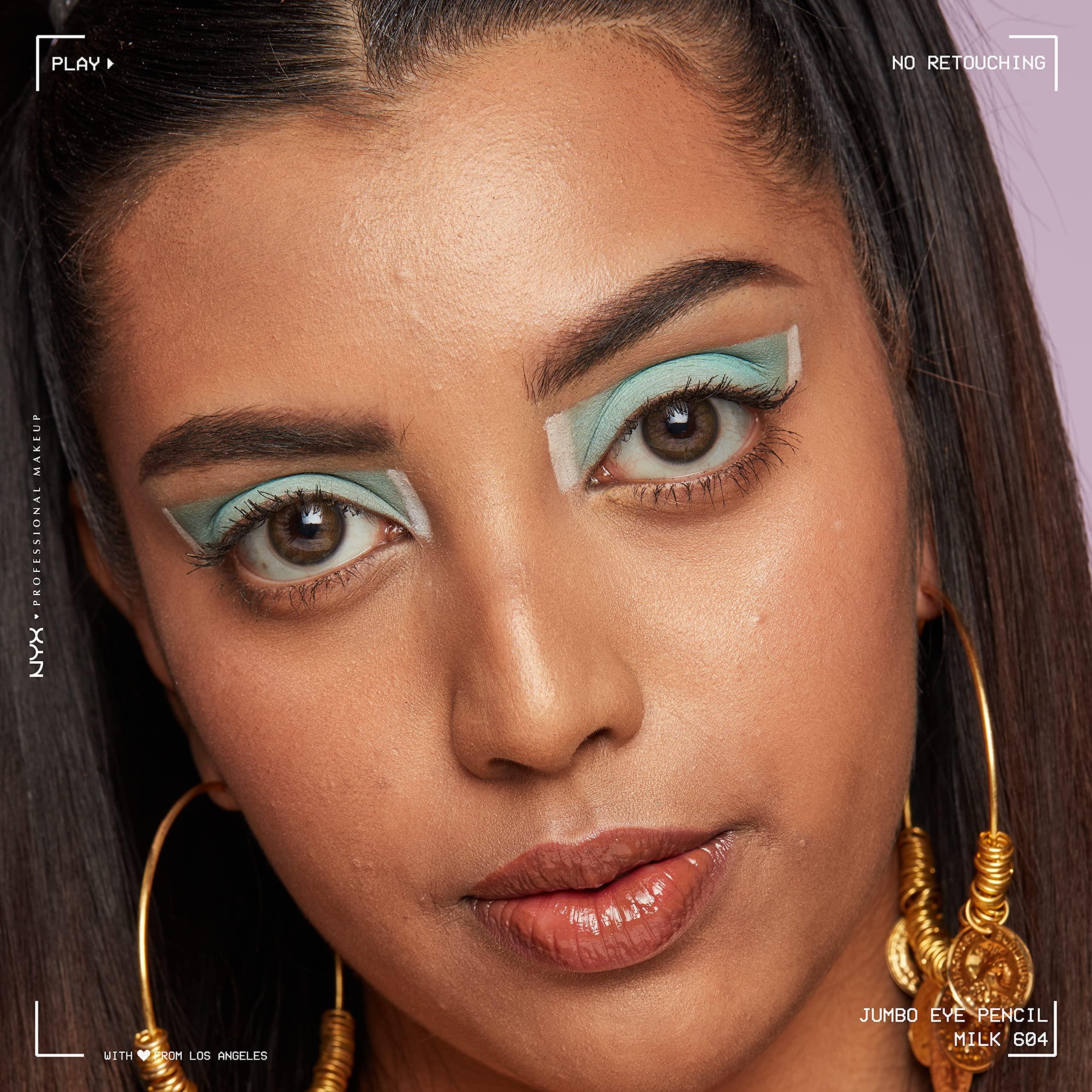 NYX PROFESSIONAL MAKEUP NYX PROFESSIONAL MAKEUP Jumbo Eye Pencil, Blendable Eyeshadow Stick & Eyeliner Pencil - Milk (White)