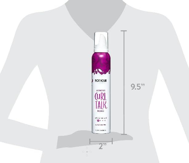 Brand_not_Mother Curl Talk Curl Activating Hair Mousse for Lightweight Hold from_' ' , 7 oz
