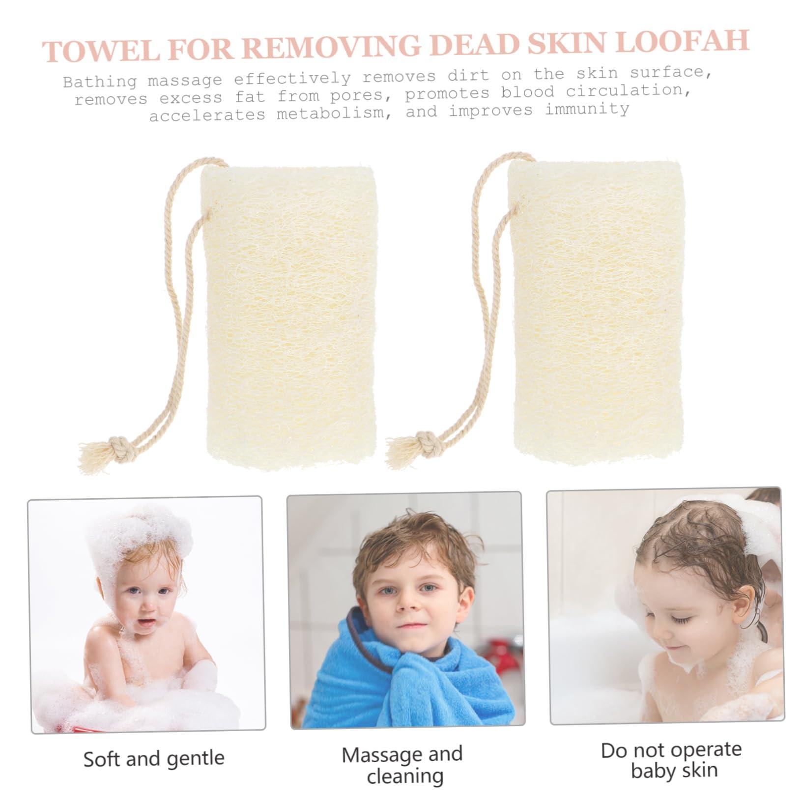 SOESFOUFU SOESFOUFU Loofah Sponges 3 Pack Natural Loofah Dish Sponge Non-Slip Handmade Versatile for Bath Kitchen Use