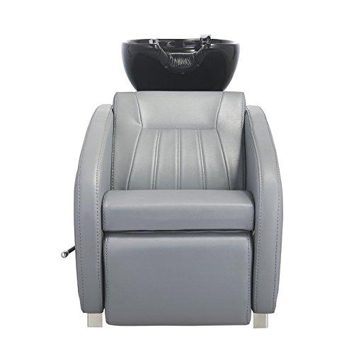 Dir Salon Shampoo Backwash Unit Hair Washing Shampoo Station With Manual Legrest Adjustment ANODE