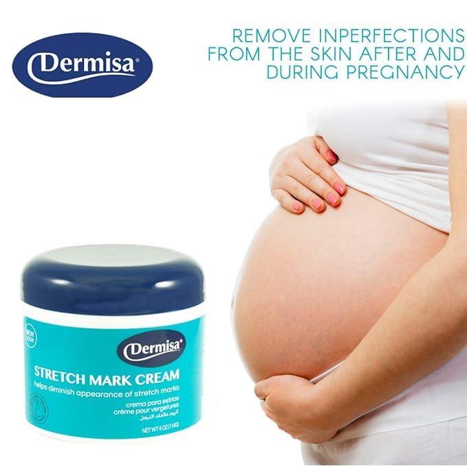 Dermisa Dermisa Stretch Mark Cream | With Cocoa Butter, Vitamin E, Collagen & Elastin | 4 OZ | Pack of 2