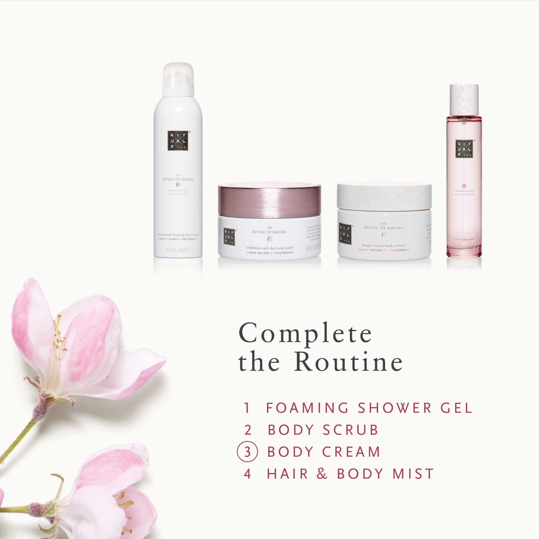RITUALS RITUALS Sakura Renewing Body Cream - Moisturizer with Rice Milk & Cherry Blossom - 7.4 Fl Oz