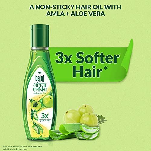 Bajaj Bajaj Amla Aloe Vera Hair Oil, Green, 300 millilitre