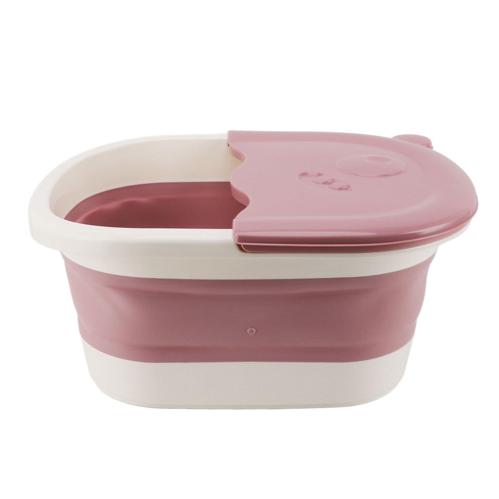 FOSA Foot Bath Basin for Kids, Foot Soak Tub with Massage Acupoint and Handles, Multifunction Foldable Feeting Soak Tub for Soaking Feet ()