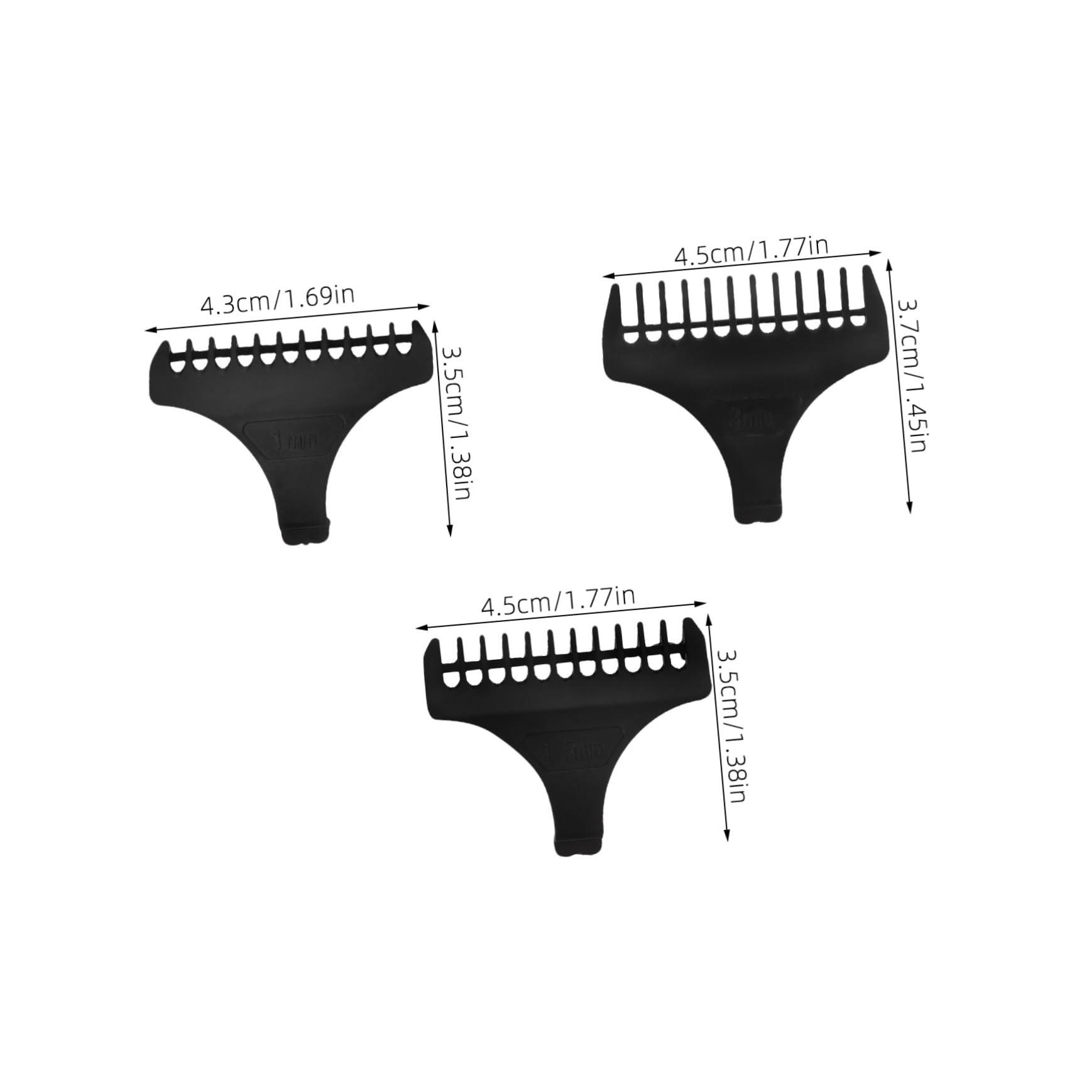 minkissy minkissy Convenient Hair Clipper Guards 1 Set 1.5mm 3mm 1mm Plastic for Accurate Trimming