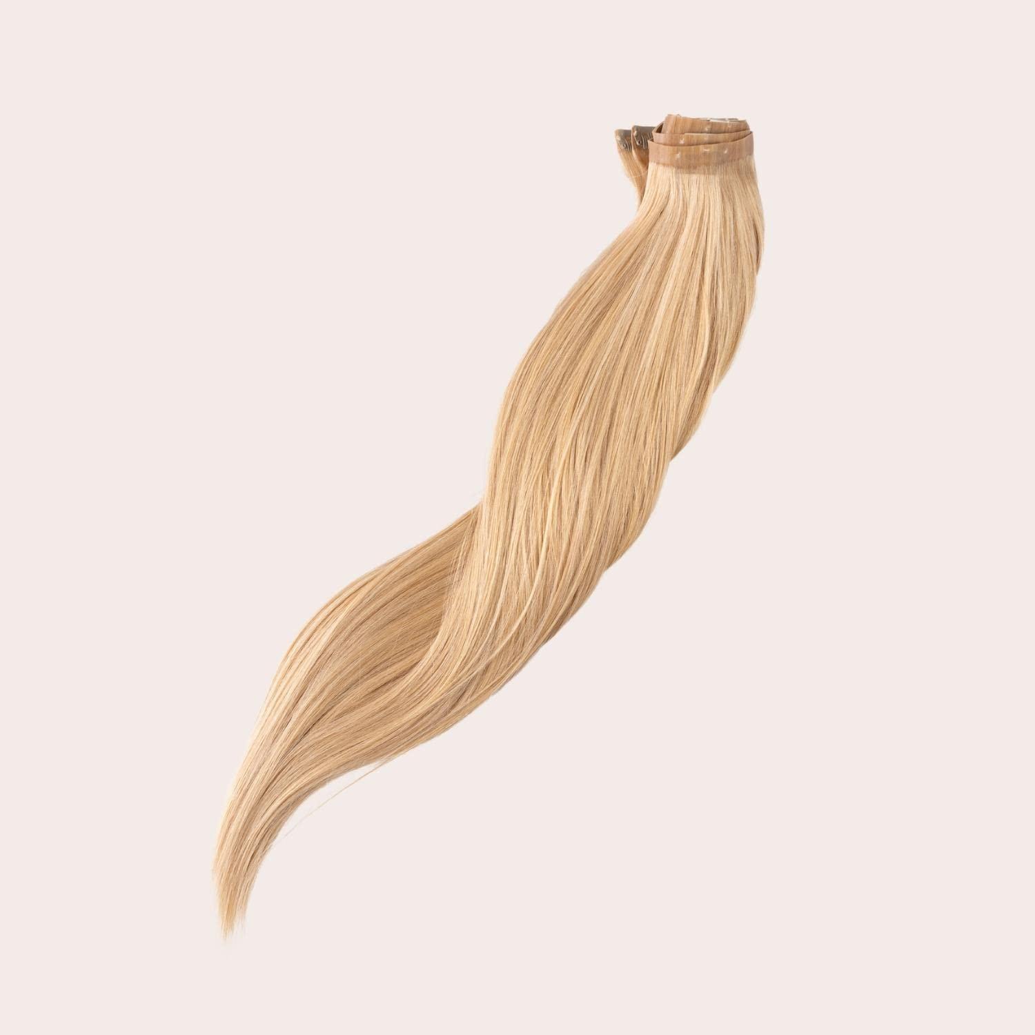 BFB Hair BFB Hair Clip-in Hair Extensions for Women, Real Human Hair Extensions, Barefoot Blonde Highlighted Blonde 21 inch 10 pcs 160 grams, Seamless Design, Straight & Long Remy Extensions