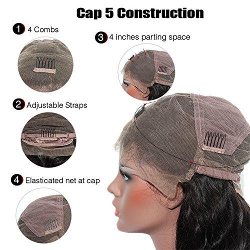 Nicewig Hair Coarse Curly 4B 4C Afro Kinky Curly Full Lace Human Hair wigs Deep Kinky Curly 150% Density Full Lace Wigs for Black Women with Baby Hair 8"inch