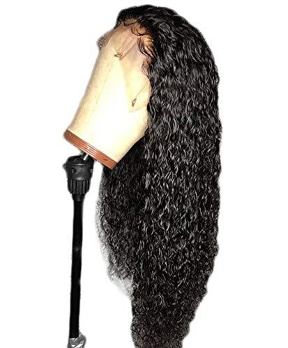Generic 360 Lace Wigs Pre-plucked with baby hair (14" Deep Curl 180% Density)
