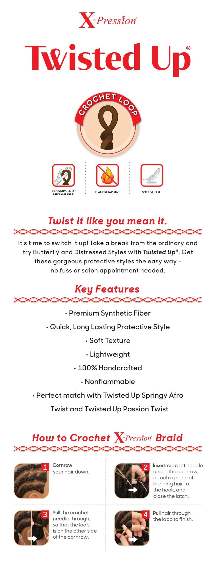 Outre Outre X-Pression Twisted Up HAWAIIAN CLOVER LOCS 24\" (Macchiato)