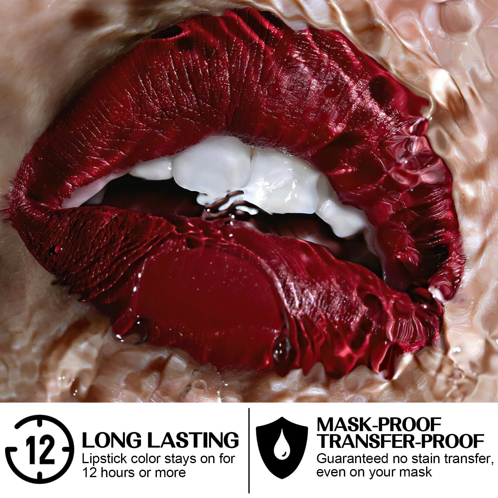 FOCALLURE FOCALLURE Ultra Matte Liquid Lipstick,Longwear Rich Lip Colors,Easy to Create a Sexy Lips with High-grade Formula,Long Lasting Waterproof Lipstick Make Up,CHESTUNT