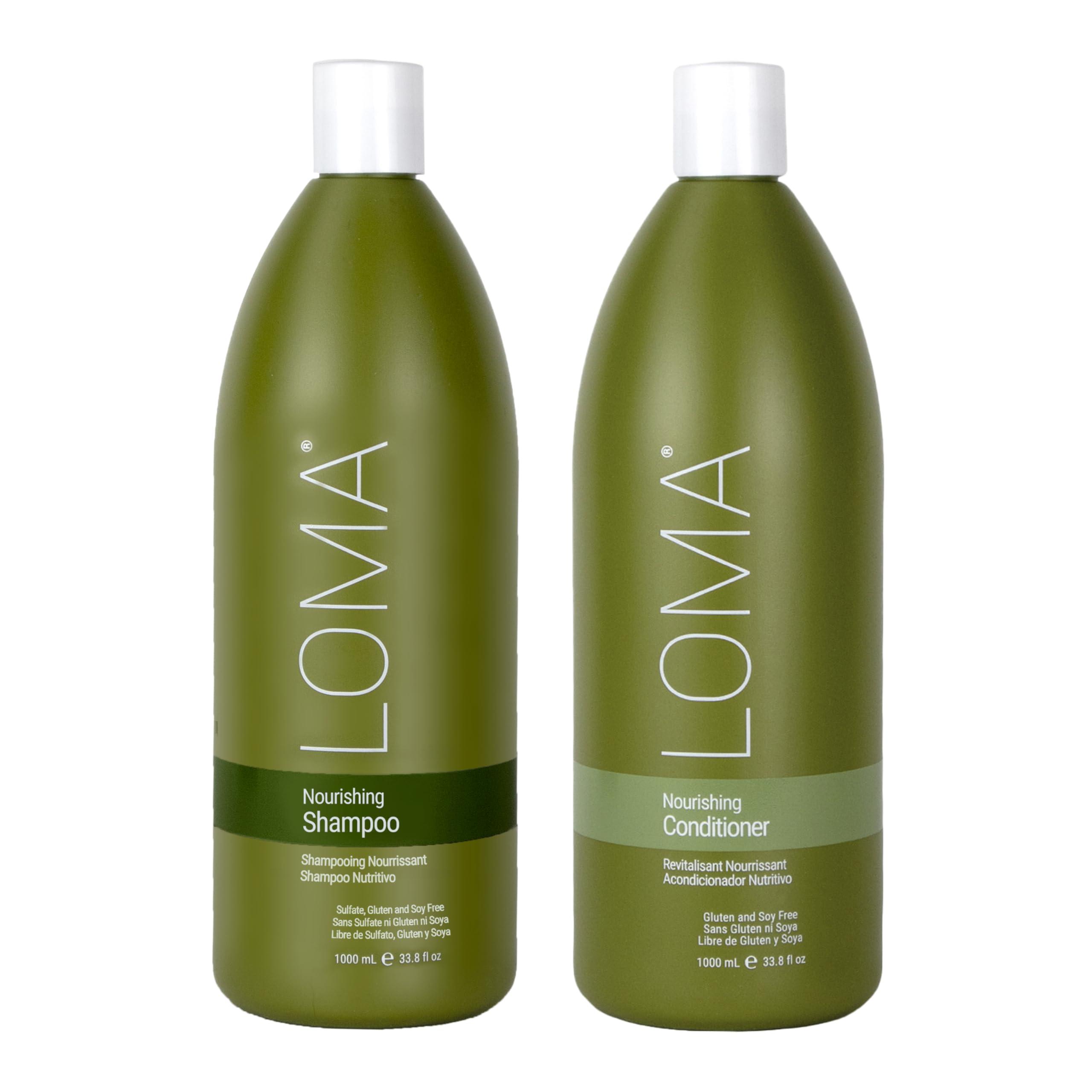 LOMA LOMA Nourishing Shampoo and Nourishing Conditioner (DUO PACK) 33 Ounce (Liter)