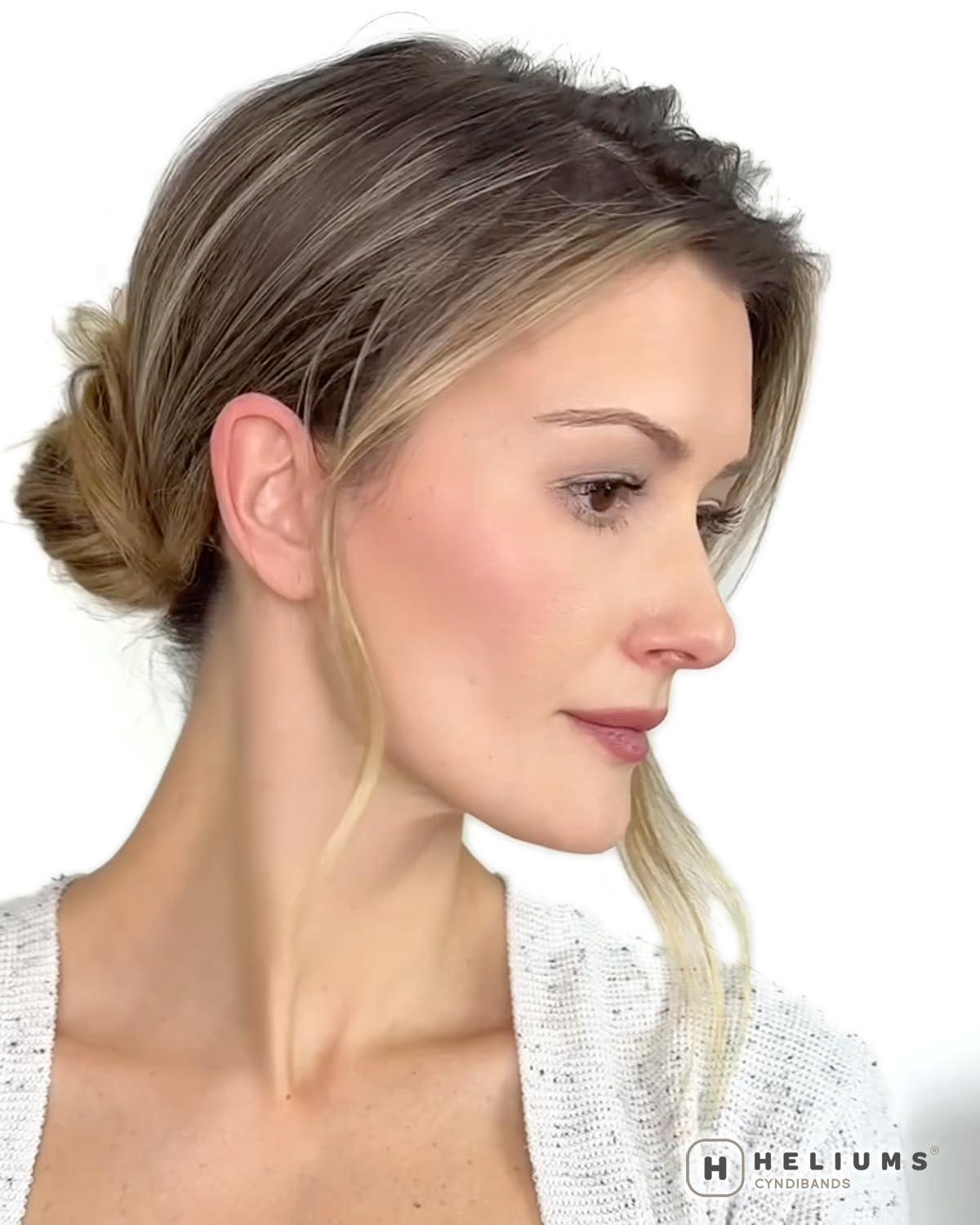 Heliums Heliums Large Bobby Pins - Dark Brown - 2.5 Inch Extra Long Straight Hair Pins, Enamel Coated - 24 Count