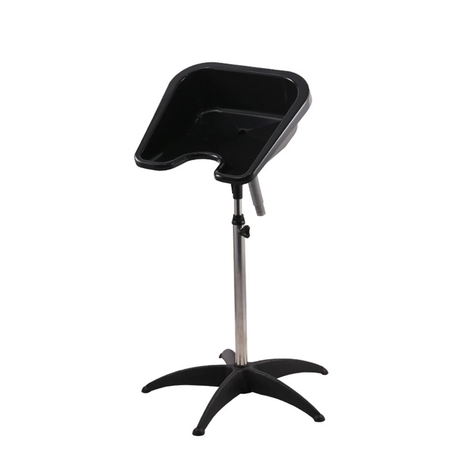 ZJDYDY Portable Mobile Shampoo Bowl, Hair Height Adjustable Shampoo Rinse Basin, Family Barber Beauty Shop Elderly/Pregnant Women Hair Washing Sink,Standing Shampoo Basin Sink with Drain Pipe and Bucket