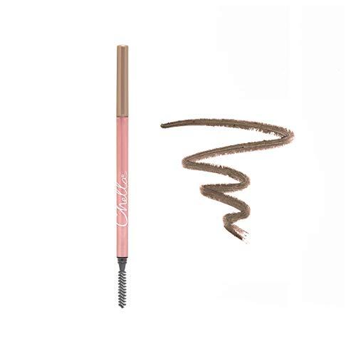 Chella Chella Good Drama Vegan Mascara and Eyebrow Pencil Bundle, Marvelous Medium Brown