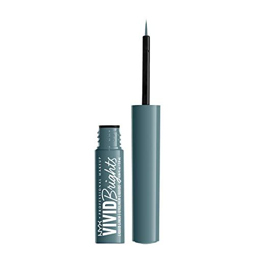 NYX PROFESSIONAL MAKEUP NYX PROFESSIONAL MAKEUP Vivid Brights Liquid Liner, Smear-Resistant Eyeliner with Precise Tip - Cyan Simp