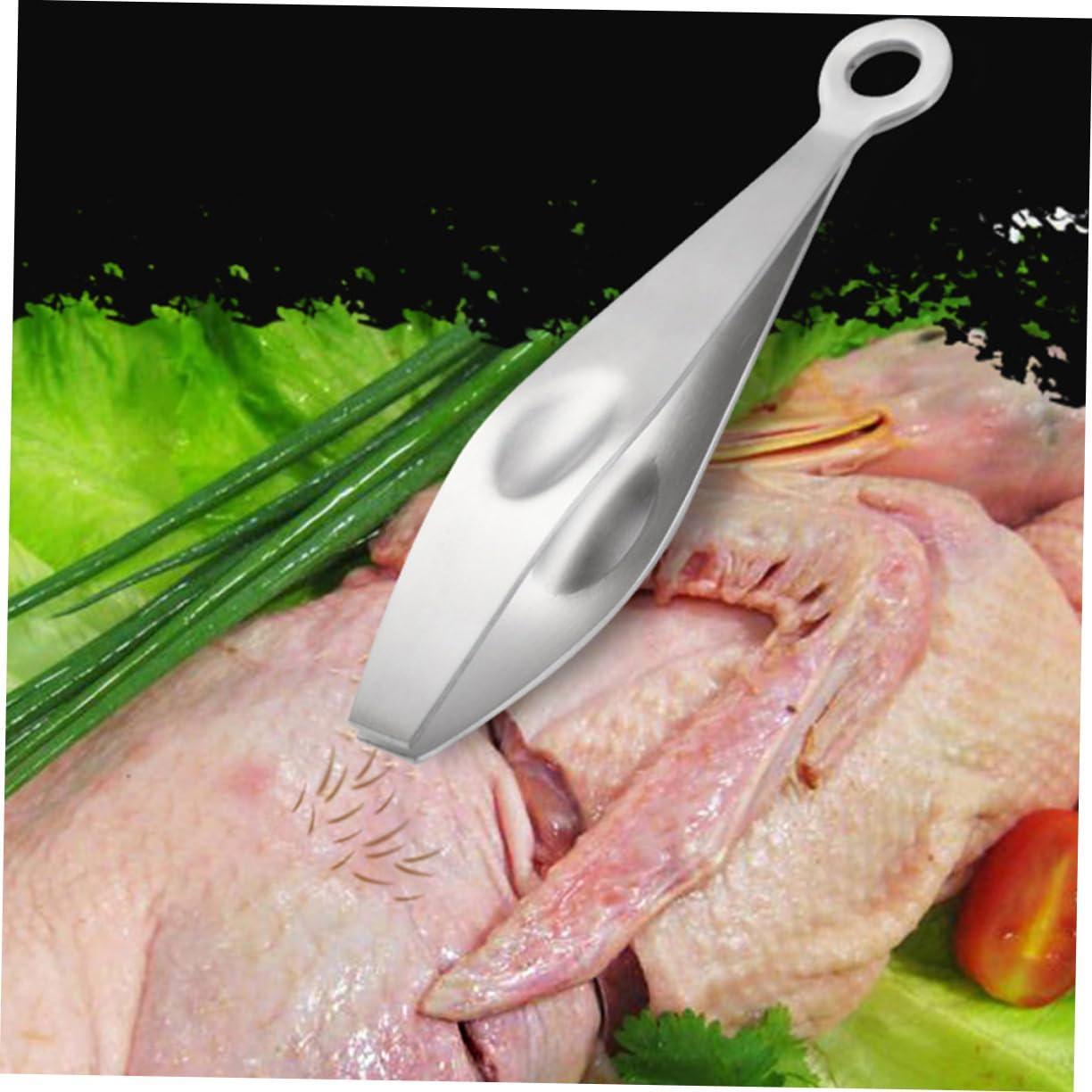 FOMIYES 3pcs Hair Removal Clip Pincer Puller Fish Bone Clip Pigs Hair Removers Poultry Tweezer Fish Bone Clamp Bone Pluck Tweezer Hair Removing Tweezer Food Hair Tweezer Kitchen Gadget