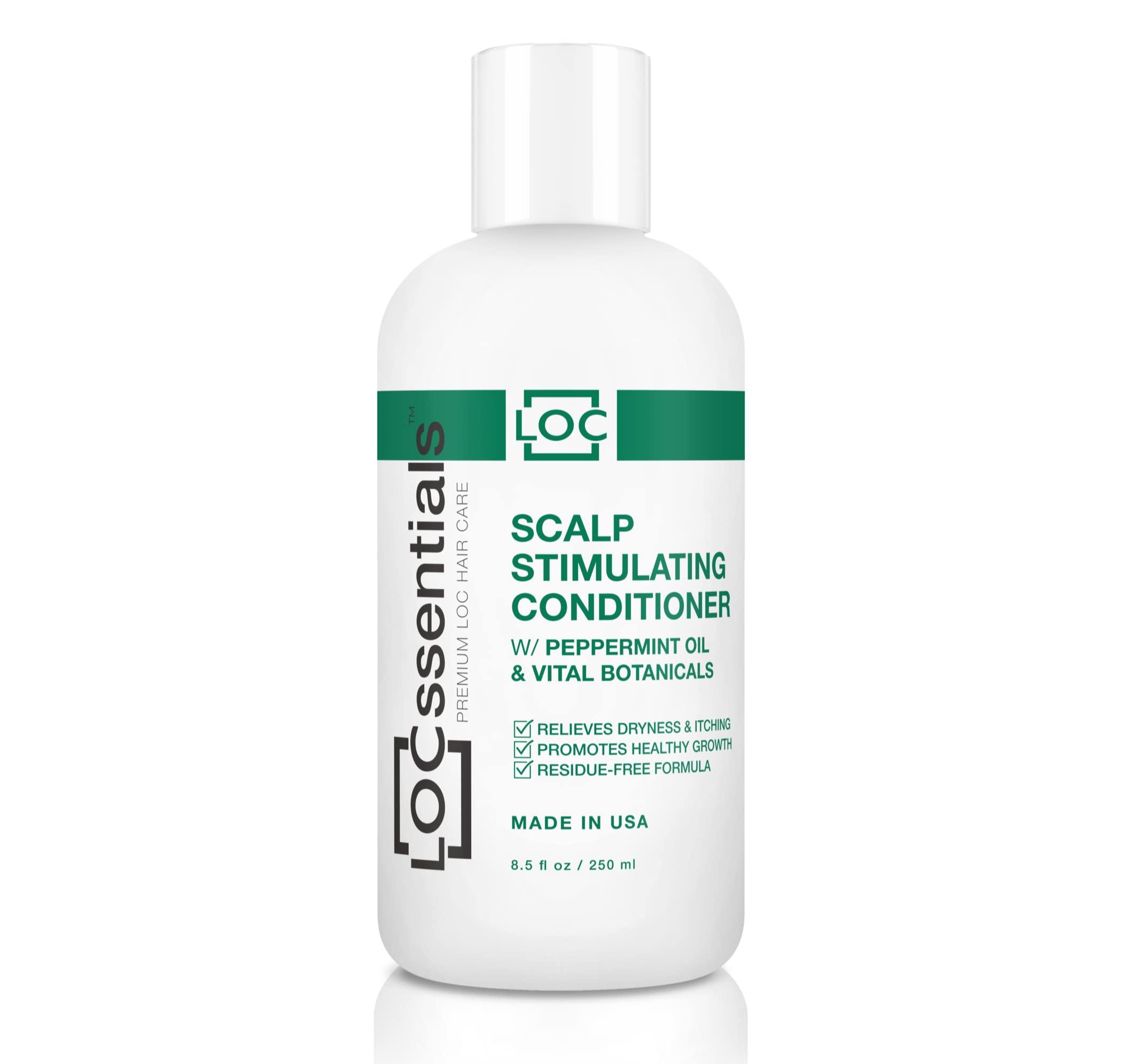LOCssentials LOCssentials Scalp Stimulating Conditioner for Dreadlocks - Professional Dreadlock Conditioner for Locs, Interlocks, Sisterlocks, Microlocs, Twists - with Peppermint Oil & Botanicals - Silicone-Free