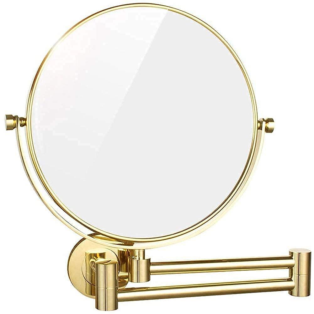 Suuim Vanity Mirror,Wall Mounted Makeup Mirror with 10X Magnification,8 inch Double Sided Vanity Magnifying Mirror,Cosmetic Mirror Shaving Mirror for Bathr