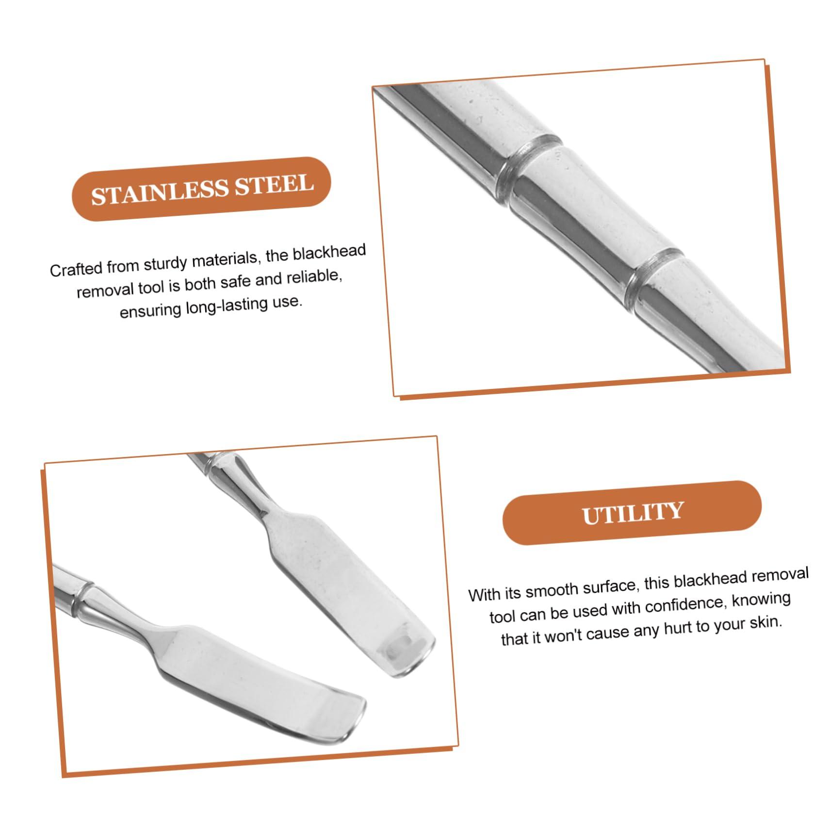 SOESFOUFU SOESFOUFU Stainless Steel Beauty Tool Set Face Scraper Tool Pore Blackhead Skincare Tool Pore Scraper for Face