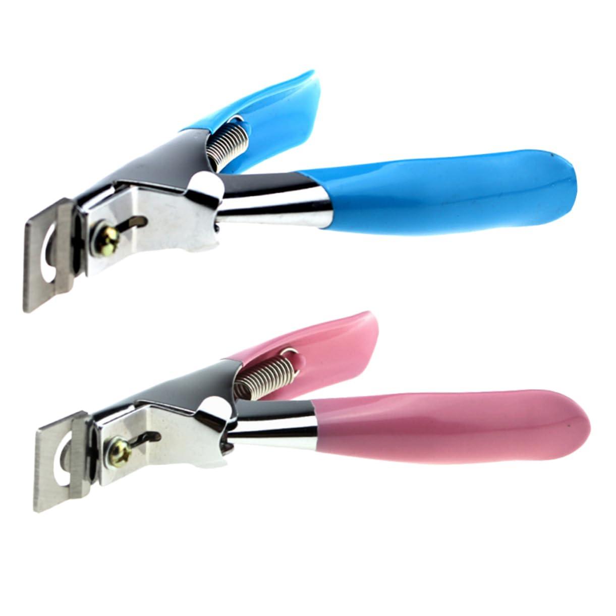 POPETPOP POPETPOP 2pcs Nail Tip Trimmer Straight Nail Clippers Fake Cuticle Clipper Nails Curved Nail Clipper Stickers Manicure Pedicure Tools Nail Tools for Nail Art Pedicure Clip Nail Cutter