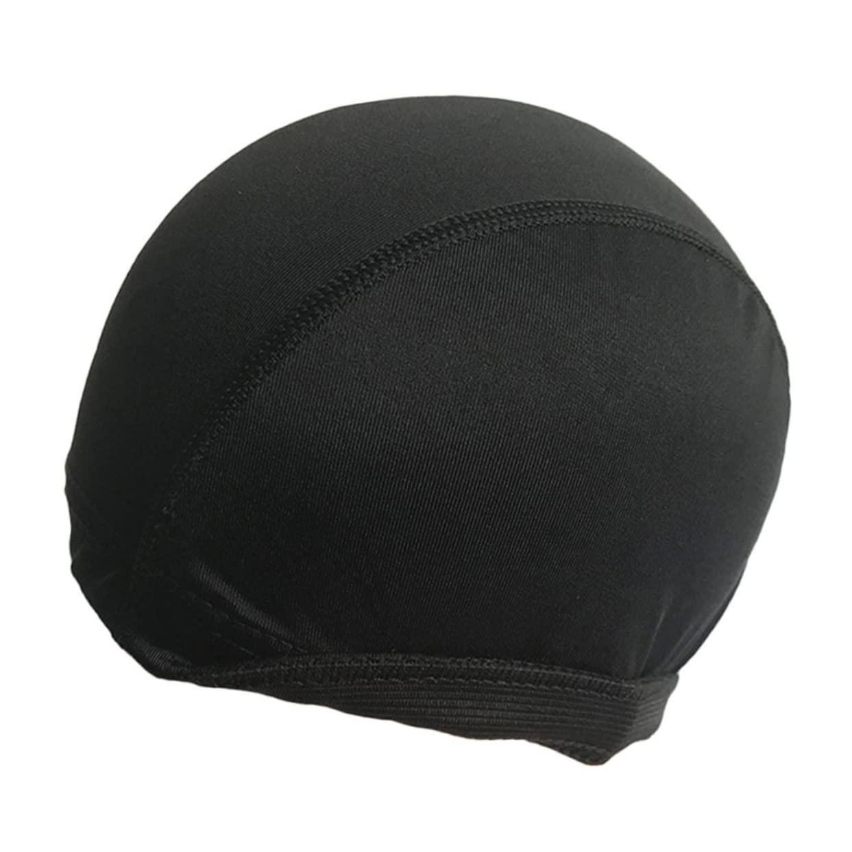 NOLITOY NOLITOY 6pcs Wig Hairnet Aqua Dreadlocks Caps Lap Adjustable Mesh Wig Cap Plugs Hairnets Swim Cap Bucket Lace Pool Hats for Woman Braids Cooling Swimming Women Hair Net Visor Arena Black