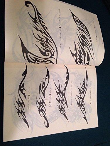 PirateFaceTAT2-Book Chinese Language Tattoo Flash Book Rare Tribal with Meaning TB-043