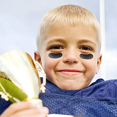 Fentasy Fentasy Eye Black Stickers for Kids - Breathable Eye Black Made by Cotton Material Customizable Lettering 24 Pairs